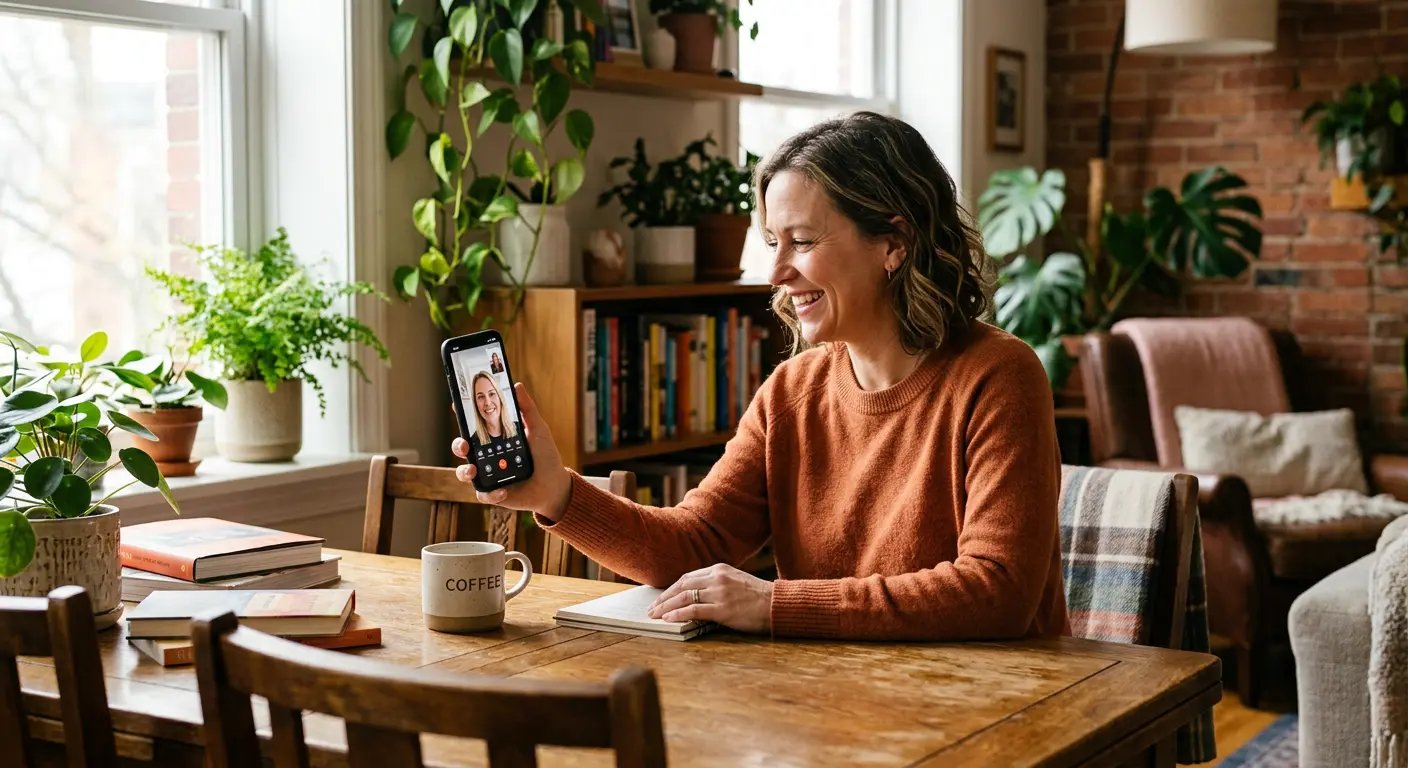 Woman meeting with her ORLA health coach